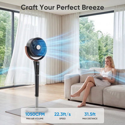 Adjustable Whole-Room Cooling Fan