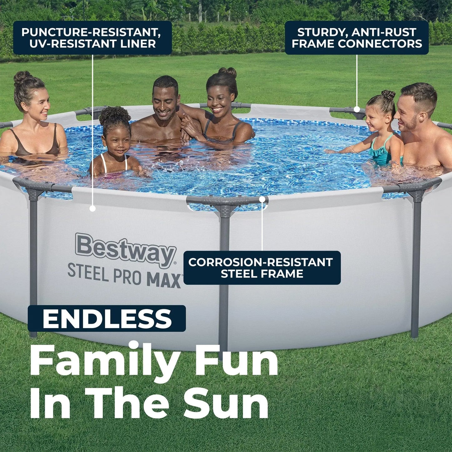Premium Backyard Family Pool Set