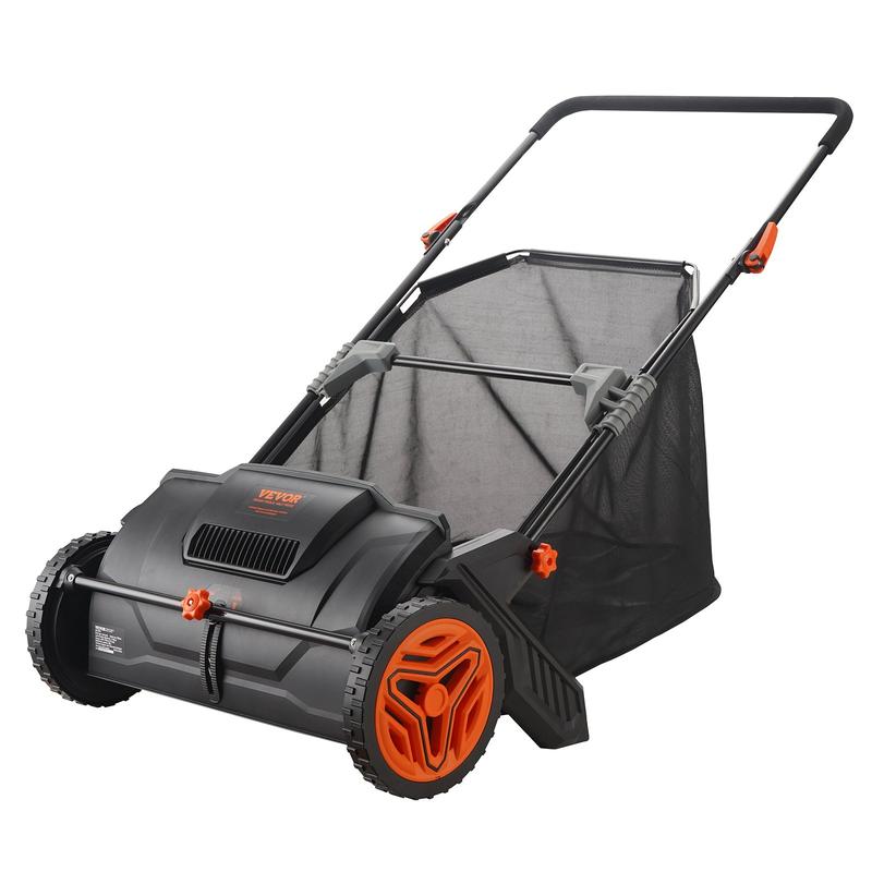 Adjustable Lawn Debris Sweeper Cart