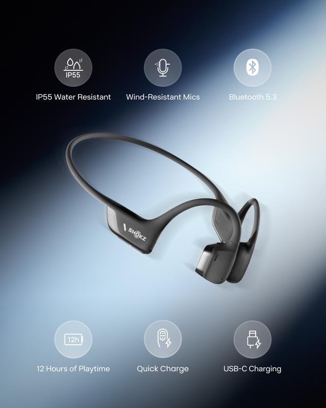 Open Ear Sport Audio Headset