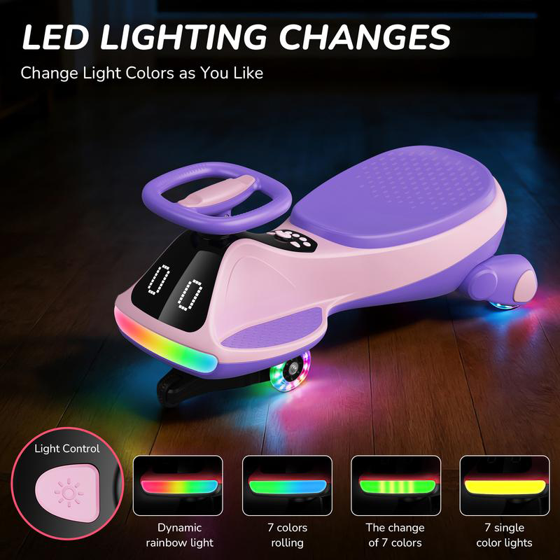 Light Up Electric Ride Car