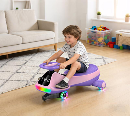 Light Up Electric Ride Car