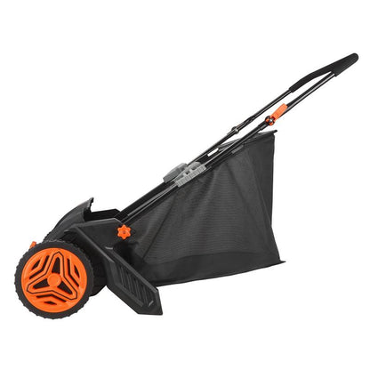 Adjustable Lawn Debris Sweeper Cart