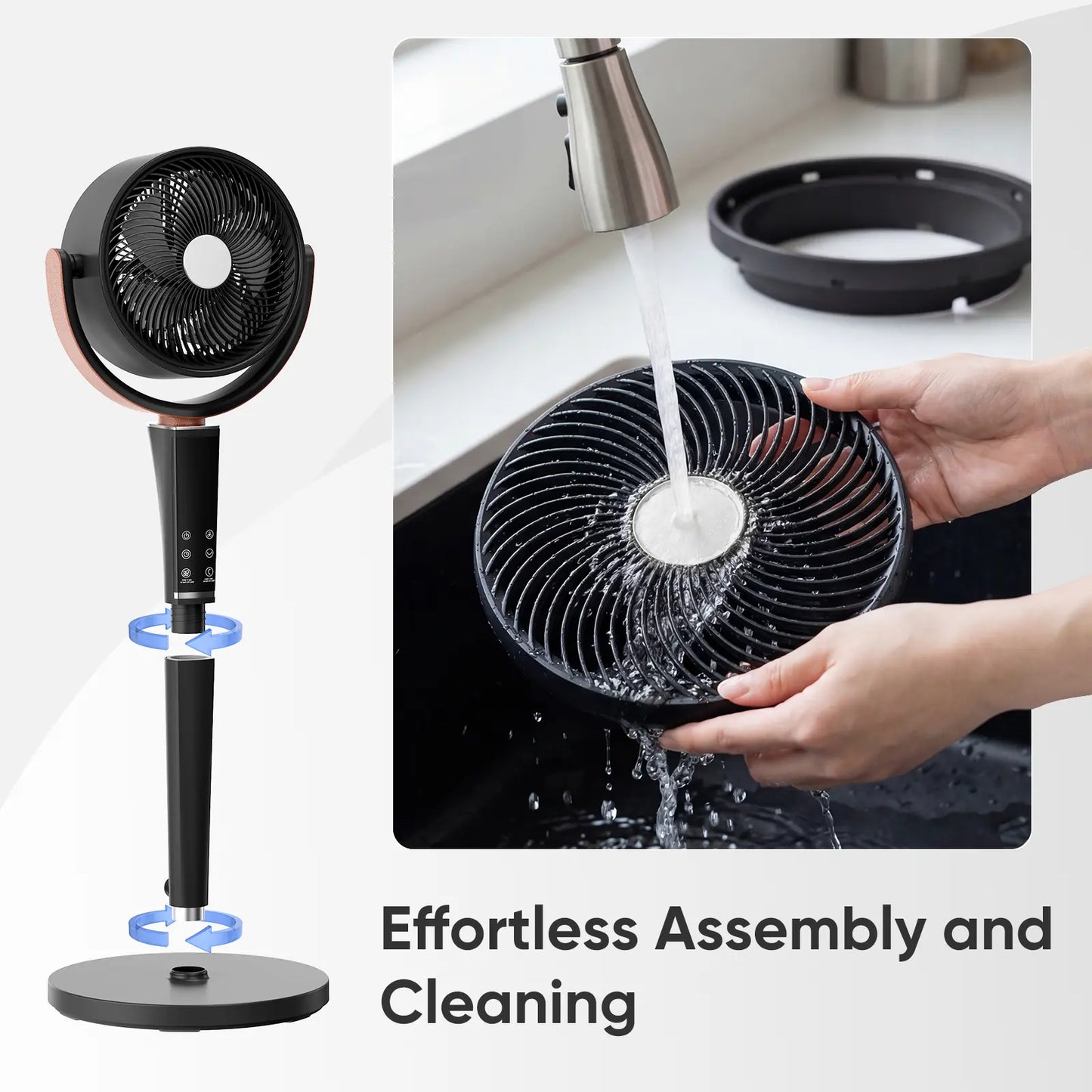 Adjustable Whole-Room Cooling Fan