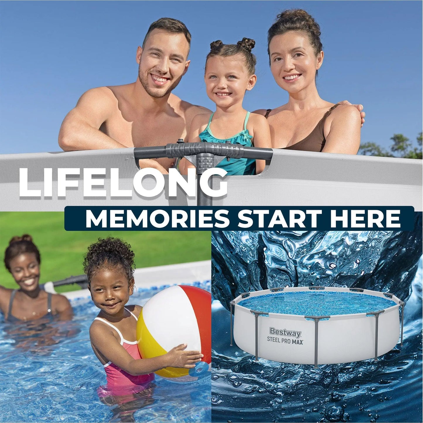 Premium Backyard Family Pool Set